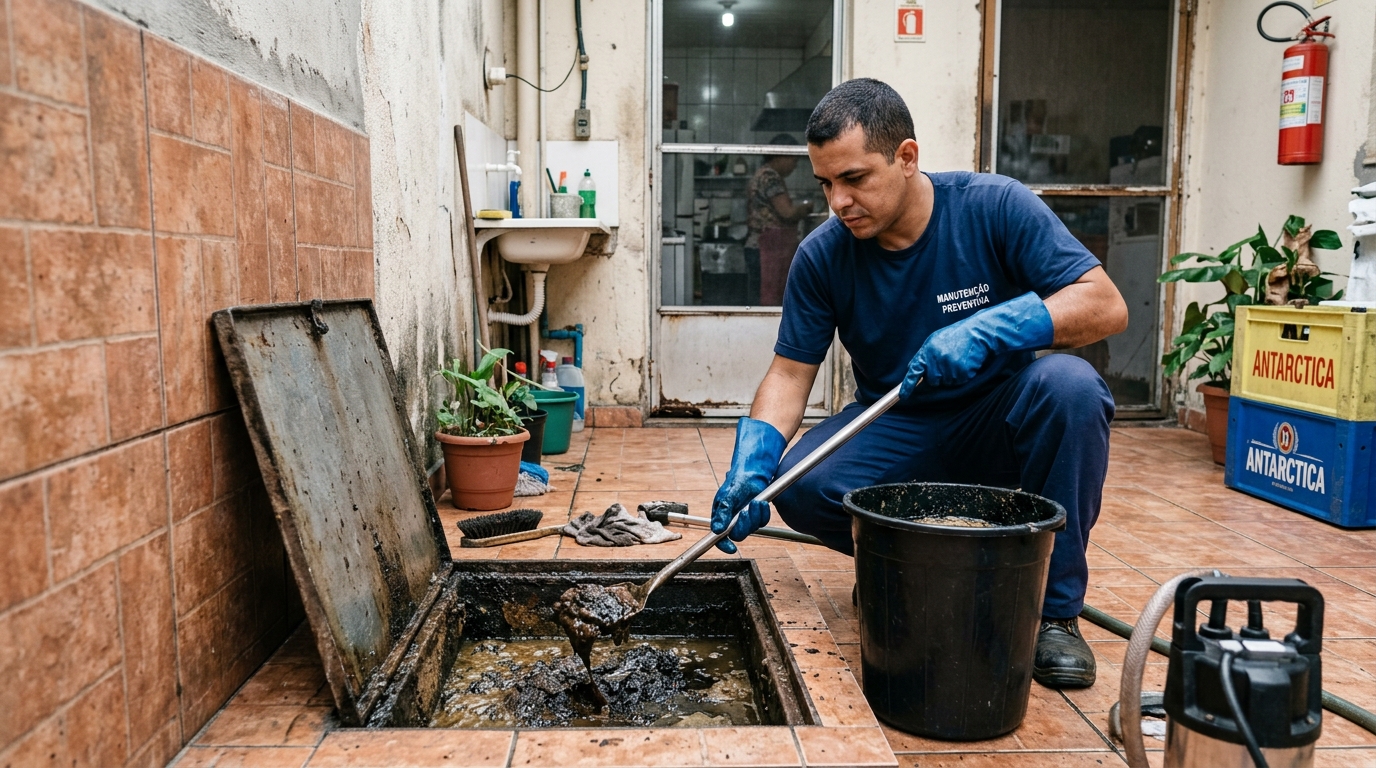 Limpeza de Caixa de Gordura perto de mim em São José dos Campos‑SP